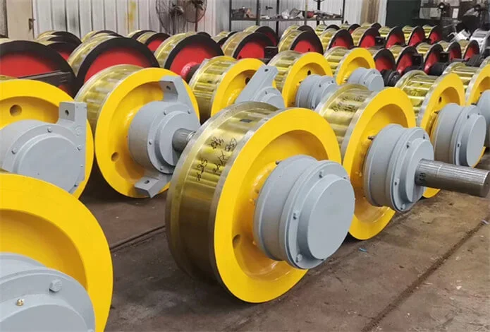 DIN standard crane wheel block